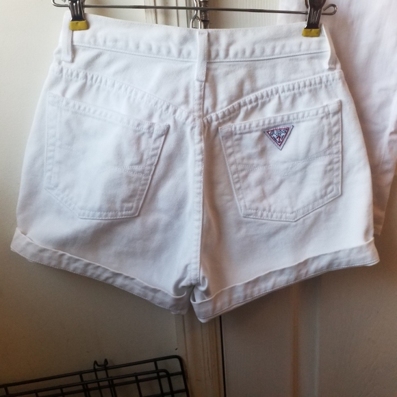 Guess Pants - Vintage 90s Guess hight waisted mom jean shorts 24
